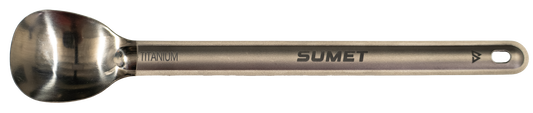 Long Polished Titanium Spoon